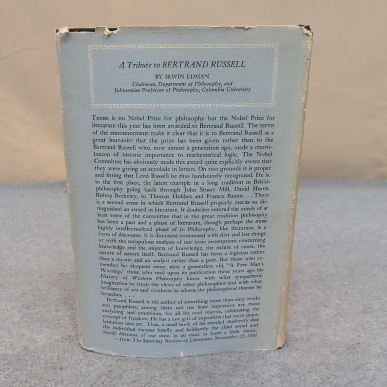 New Hopes for a Changing World Bertrand Russell 1951 1st American Edition HC DJ image 3