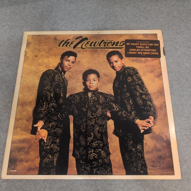 The Newtrons Selbstbetiteltes Vinyl LP Album 1990 MCA-6381 New Jack Swing Promo VG + Bild 1