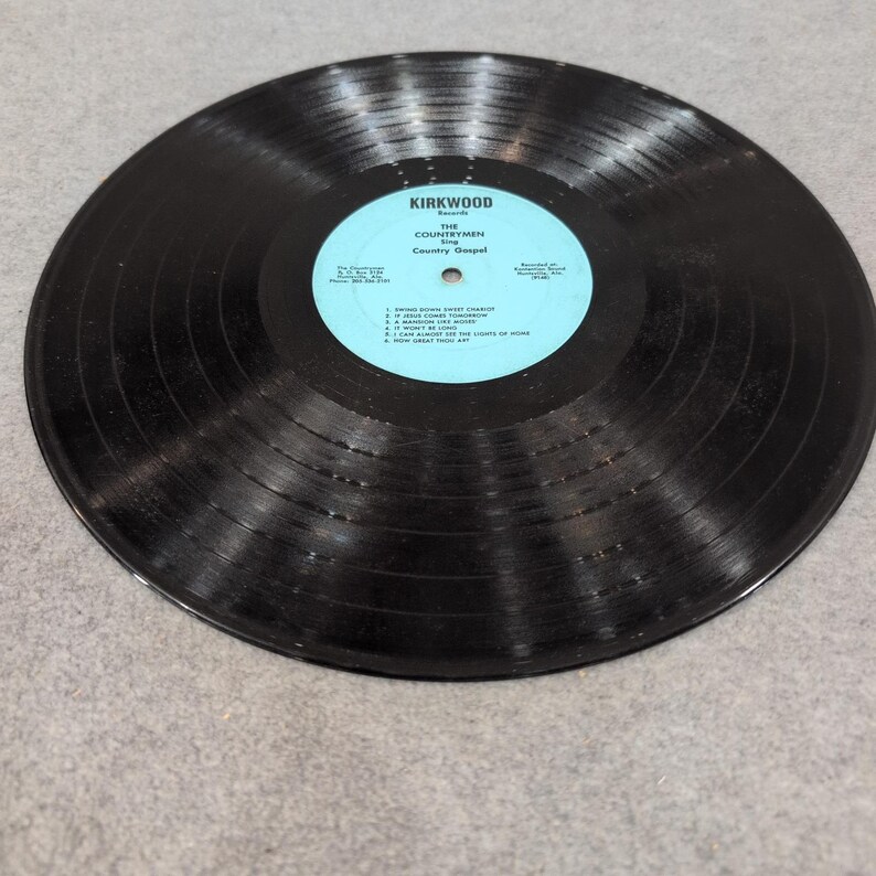 The Countrymen Sing Country Gospel Vinyl LP Kirkwood Records Huntsville Alabama image 5