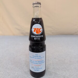 VTG 1974 RC Cola Portsmouth Ohio River Days Festival Commemorative Bottle 16oz image 2