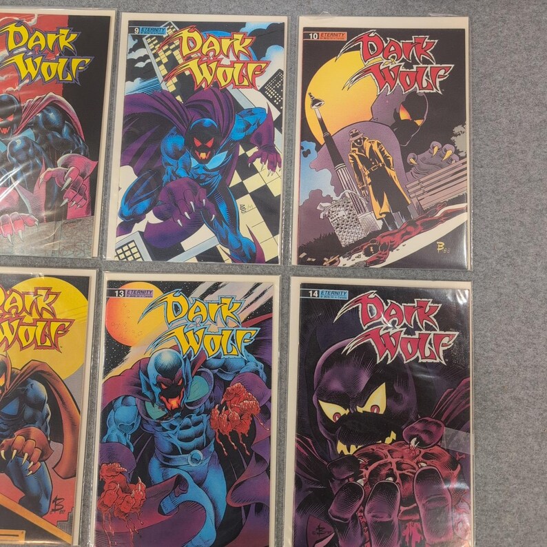 Dark Wolf Eternity Comics Lot Hefte 7 8 9 10 11 12 13 14 Kupferzeit NM Bild 3