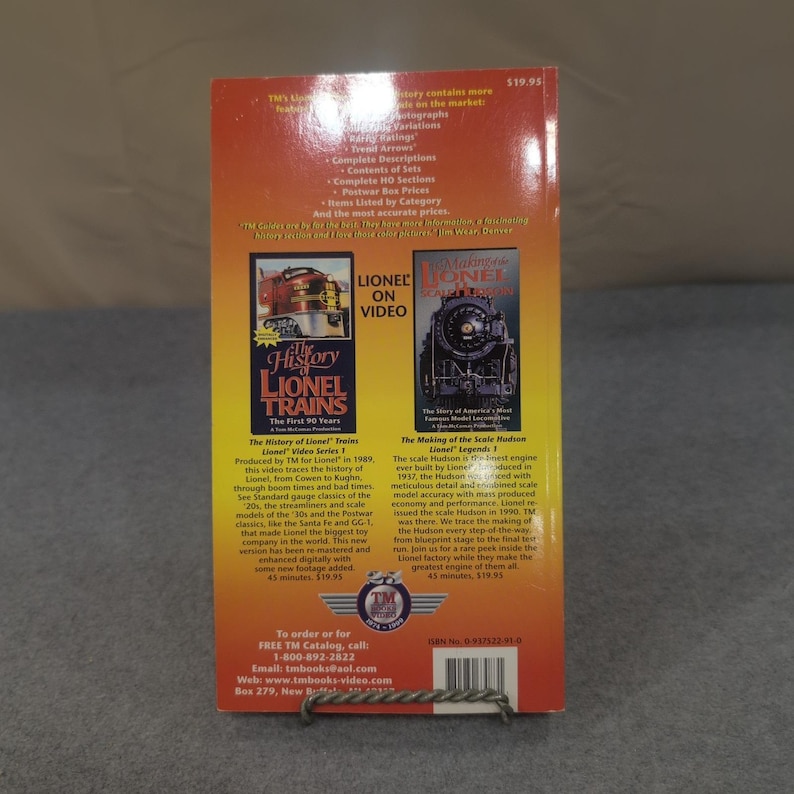 Lionel Illustrated Price Guide & History Vol 1 1900-1969 100th Anniversary Ed image 2