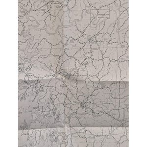 VTG 1973 General Highway Map Tallapoosa County Alabama 26" x 18" Alexander City image 4