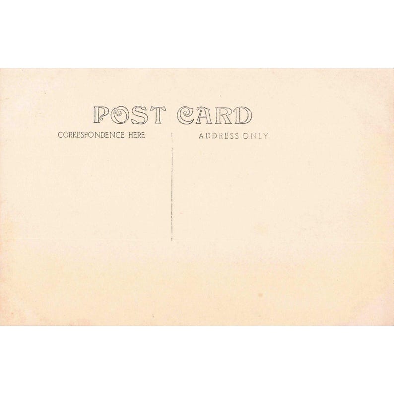 RPPC ビクトリアン ファームハウス カップル ラップアラウンド ポーチ 実写ポストカード バート・ホワイト 画像 2