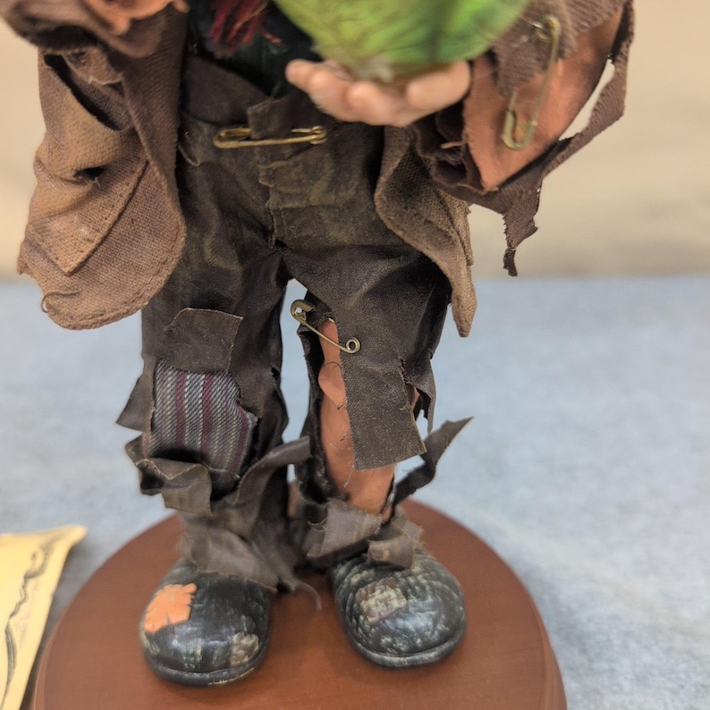 Emmett Kelly Jr. Real Rags Eating Cabbage 2 Kolekcjonerska figurka klauna z limitowanej edycji zdjęcie 4