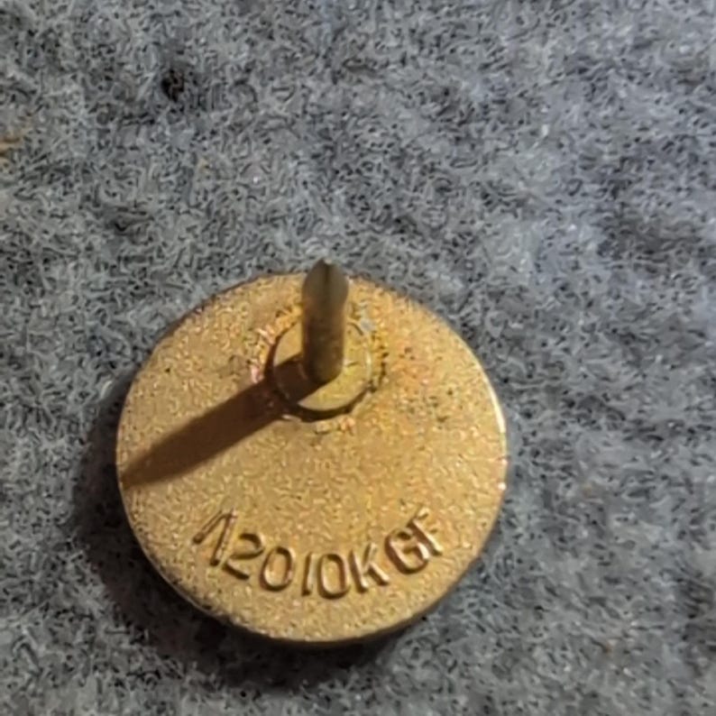 Vintage 1/20 10KT Gold Filled Lamp of Knowledge Nursing Enamel Lapel Pins Set 2 image 4