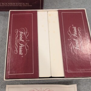 Trivial Pursuit Baby Boomer Edition Subsidiary Card Set 1983 Vintage Trivia Game image 2