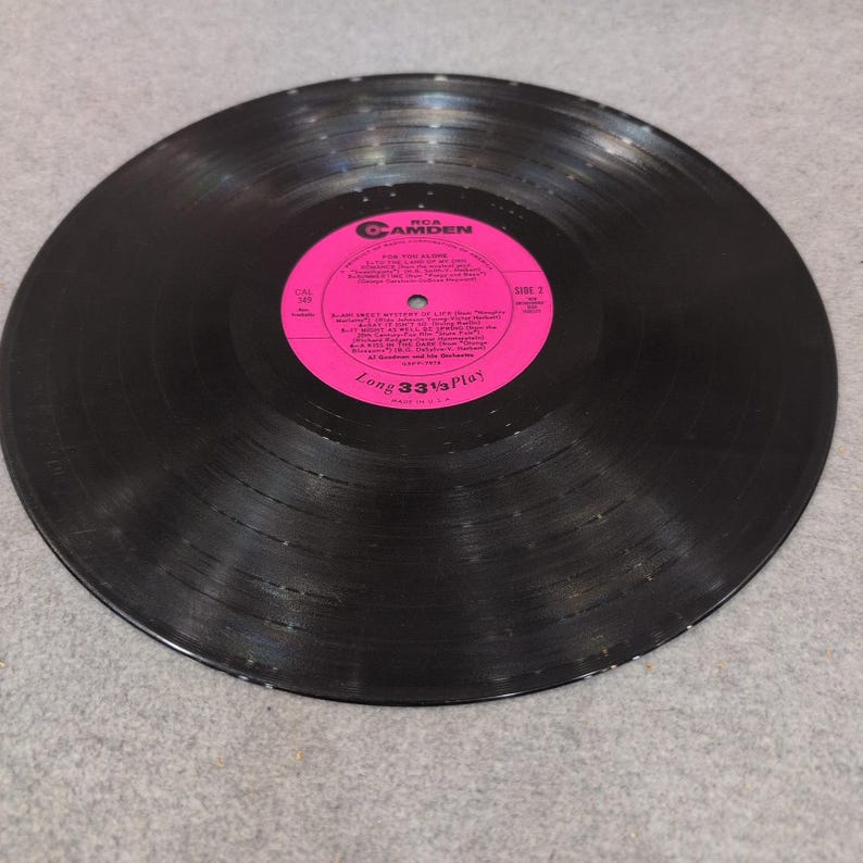 Al Goodman Orchestra For You Alone RCA Camden CAL 349 Vinyl LP Record Showtunes image 4