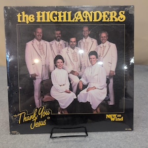 The Highlanders Thank You Jesus Vinyl LP New Wind Records NW-1086 Gospel Music image 1