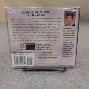 Brain Sync Power Walking Kelly Howell Audio CD Brain Wave Technology 1999 VG+ image 2