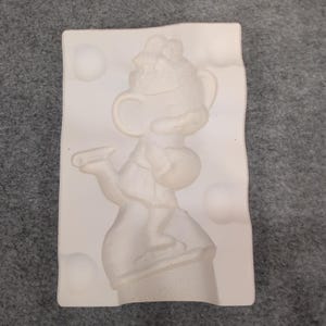 Albertas Molds A286 Vintage 1982 Skating Mouse Soap Candle Plaster Mold image 1