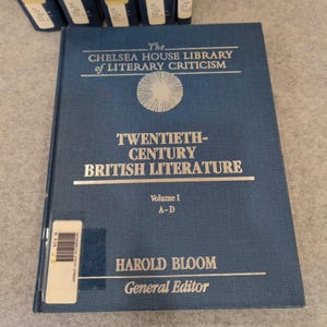 Twentieth-Century British Literature Harold Bloom Chelsea House 6 Vol Set 1985 image 2