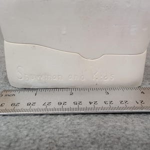 Air Capitol Molds Inc スノーマンとキッズ用セラミックモールド A358 クリスマスホリデーデコレーション 画像 3