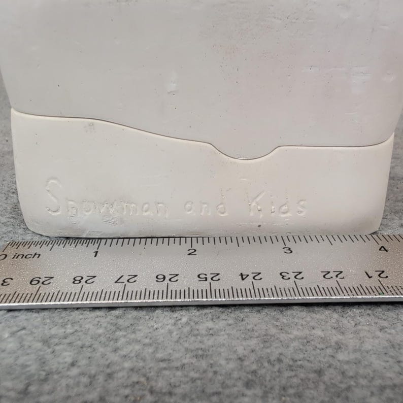 Air Capitol Molds Inc スノーマンとキッズ用セラミックモールド A358 クリスマスホリデーデコレーション 画像 3