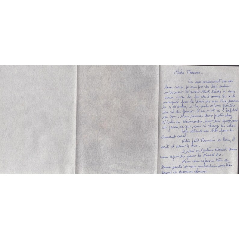 Vintage 1963 San Diego USNTC Airmail Envelope French Handwritten Letter VG image 3