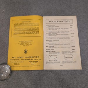 1948 Lionel Trains Instructions for Assembling and Operating Manual Form 703 image 3