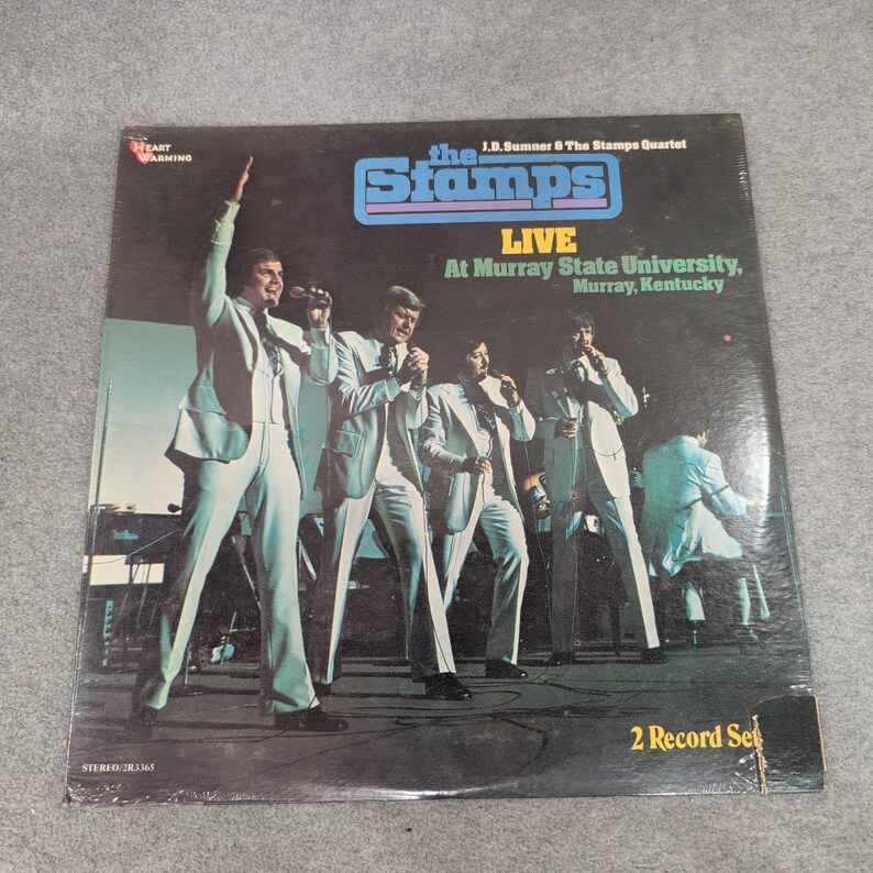 J.D. Sumner & The Stamps Quartet Live At Murray State University 2 LP Vinyl 1975 image 1