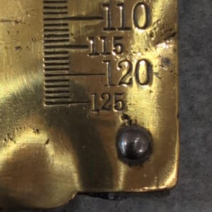 1890-1920's Chatillons Improved Spring Balance Hanging Scale NY 125 Lbs Brass image 7