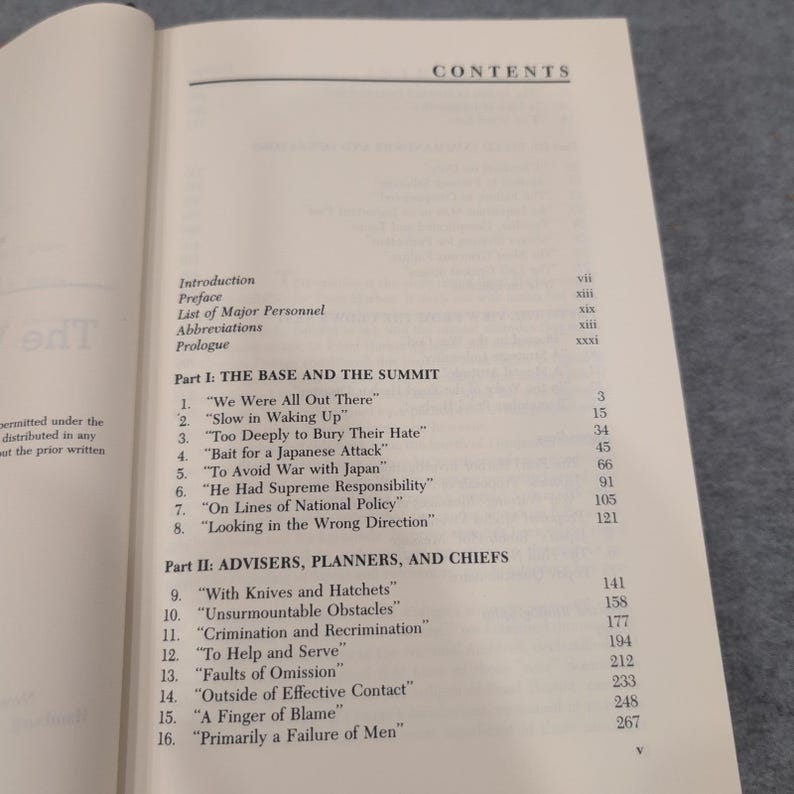 Pearl Habor Das Gericht der Geschichte vonGordon W Prange Erstausgabe / Druck HC Bild 5