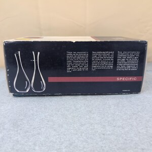 Mikasa Oenology Specific Carafe Set of 2 Wine Decanter Glass D2197 New In Box image 9