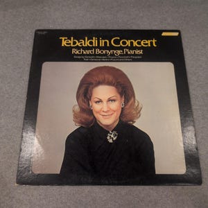 Renata Tebaldi in Concert Richard Bonynge Piano London fffr Vinyl LP OS 26303 image 1