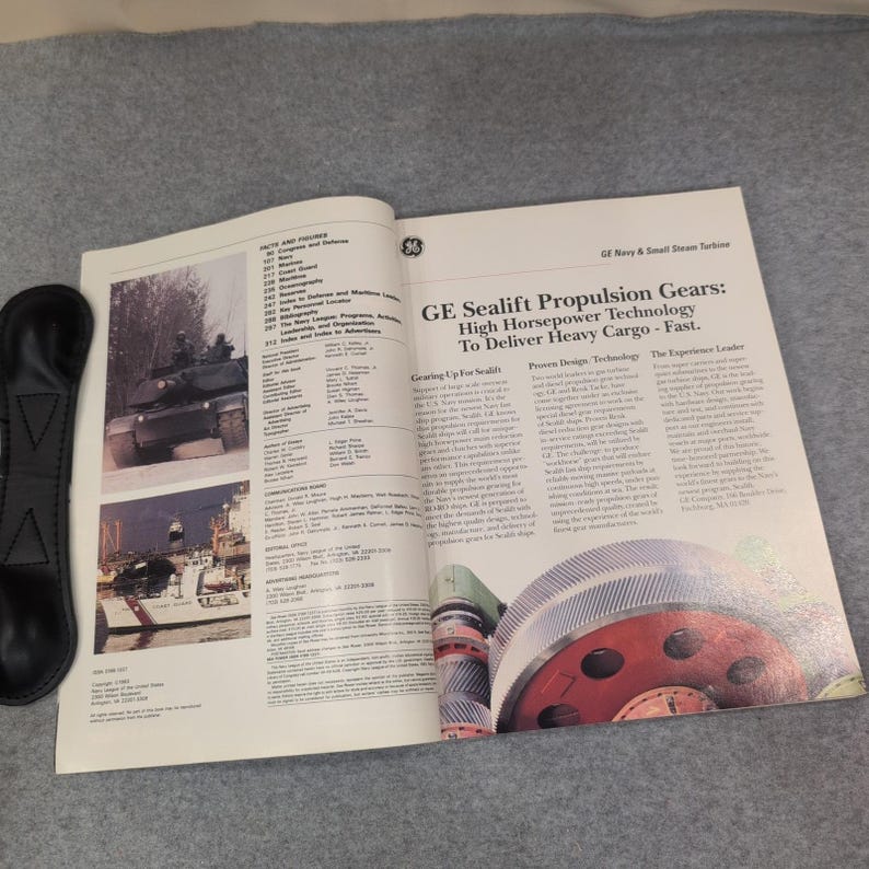 Sea Power Magazine January 1993 Special Edition Navy League United States VG image 3