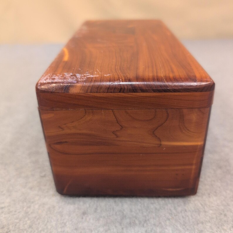 Vintage Lane Cedar Chest Miniature Salesman Sample George Cater Furniture Box image 10