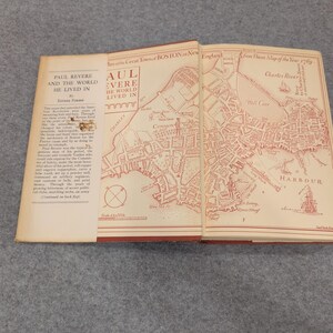 Paul Revere and the World He Lived In by Esther Forbes 1942 Hardcover DJ VG image 2