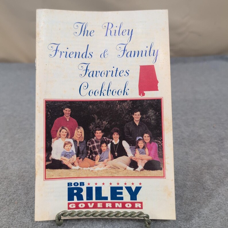 Bob Riley Friends Family Favorites Cookbook Governor Alabama Campaign image 1