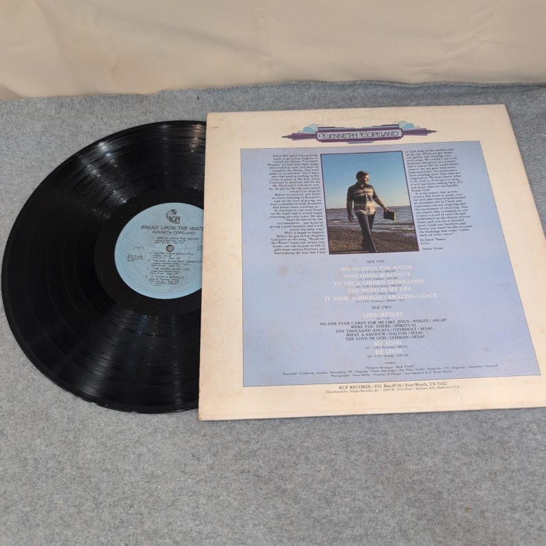 Kenneth Copeland Bread Upon The Water Vinyl LP KCP Records Gospel S-1005 1979 image 2