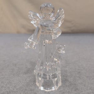 Mikasa Bleikristall Herald Collection Angelic Harmony Engel mit Reh Figur Bild 1