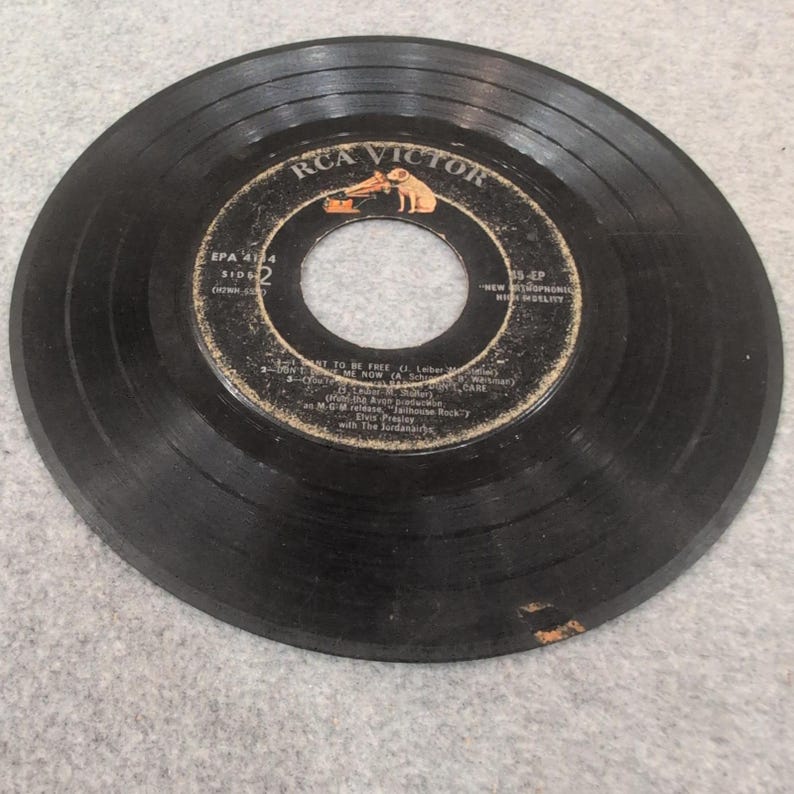 Elvis Presley Jailhouse Rock 45 EP RCA Victor EPA-4114 1957 Vinyl Record image 3