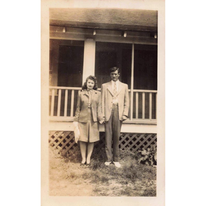 3 Vintage Photographs - Eufaula, Alabama Porch Shots image 3
