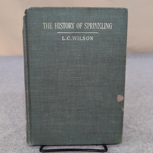 The History of Sprinkling L.C. Wilson 1895 Hardcover Religious Church History image 1