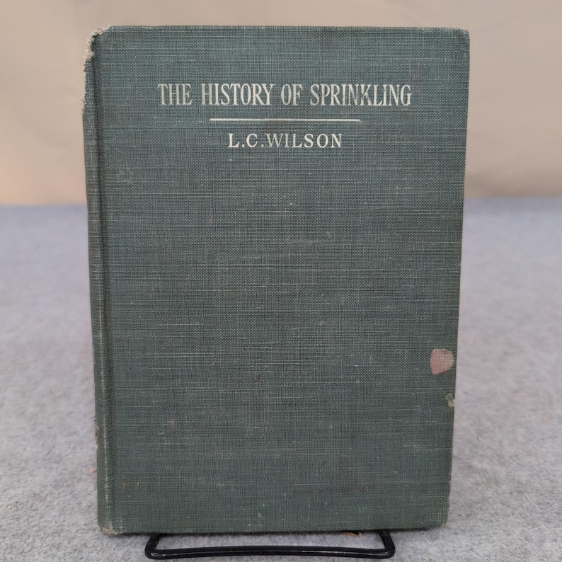 The History of Sprinkling L.C. Wilson 1895 Hardcover Religious Church History image 1