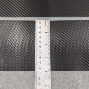 3 Meter Wrap Serie 2080 Black Carbon Fiber CFS12 Vinyl Detailing Strips Bild 4