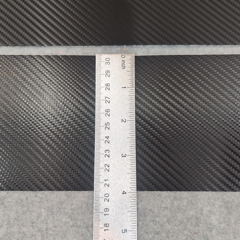 3 Meter Wrap Serie 2080 Black Carbon Fiber CFS12 Vinyl Detailing Strips Bild 4
