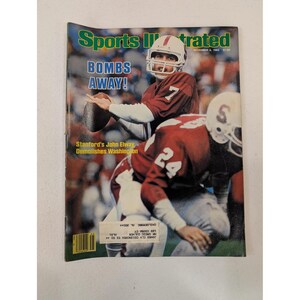 Sports Illustrated Magazine November 6 1983 Stanford John Elway Football image 1