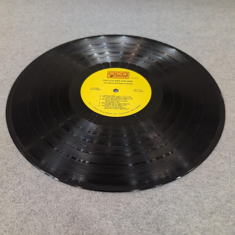 Jim Hamill Squire Parsons The Old and The New Vinyl LP 1975 QCA 326 Gospel image 6