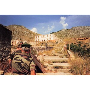 Vintage 1999 Bosnia SFOR Peacekeeping Lot USAF Officer APCs Checkpoint 6x4 image 3