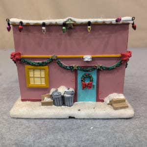 Villaggio di Natale dei Simpson: Negozio di musica di Re Toots - Decorazione natalizia illuminata immagine 4