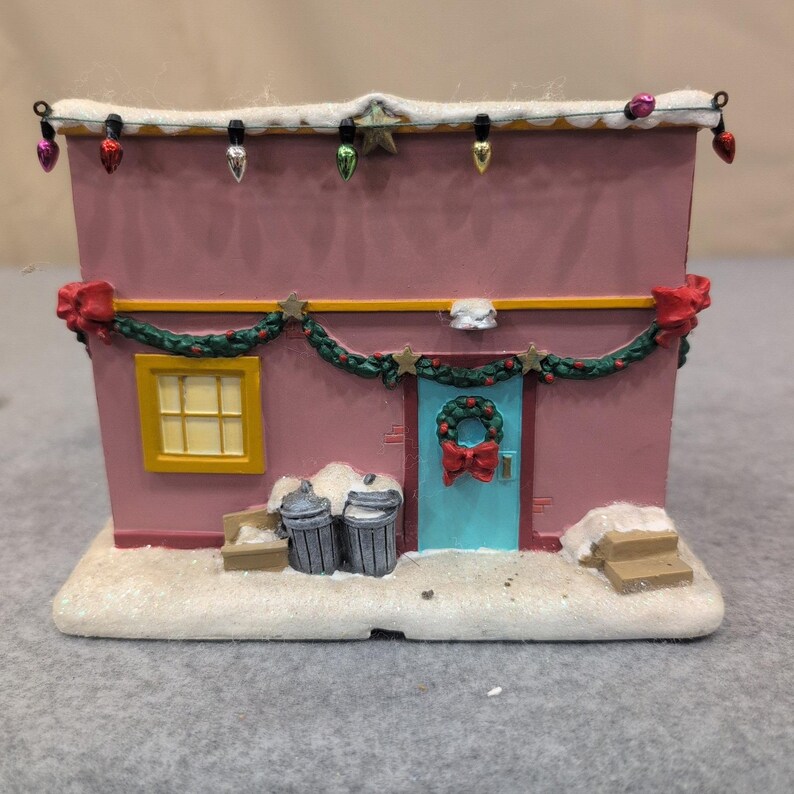 Villaggio di Natale dei Simpson: Negozio di musica di Re Toots - Decorazione natalizia illuminata immagine 4