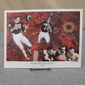 Jennifer Harwell Art History of Alabama Crimson Tide - Juego de 13 impresiones de fútbol imagen 11