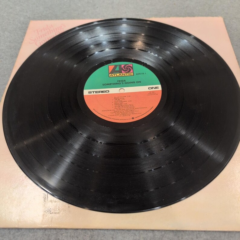 Frida Somethings Going On Vinyl LP 1982 Atlantic 80018-1 Phil Collins Produced image 3