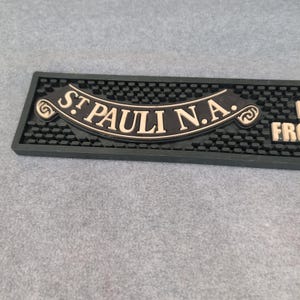 St Pauli N A Bar Mat Rubber Imported From Germany Beer Tap Pad image 2