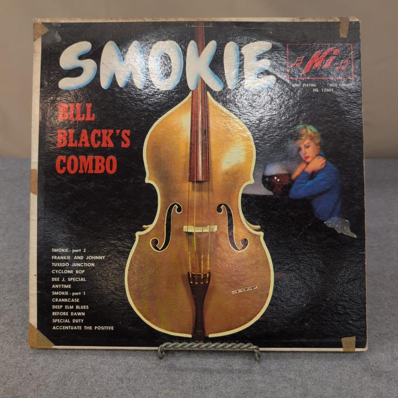 Combo vinyle LP Smokie de Bill Black Hi Records HL 12001 Rock instrumental rock image 1