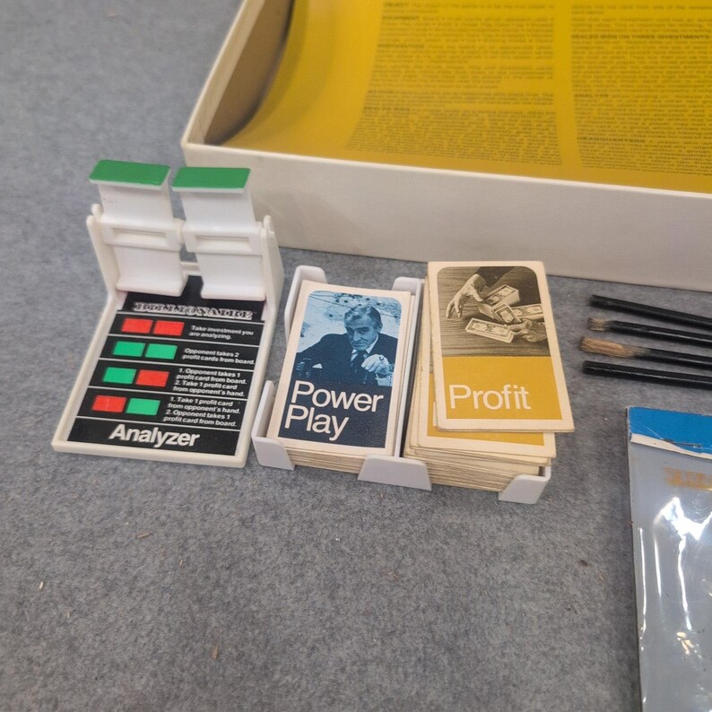 Vintage 1973 Billionaire Parker Brothers Game of Global Enterprise Complete image 2