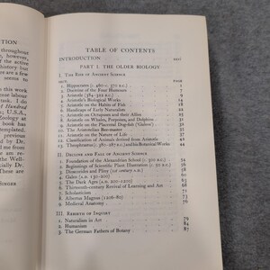 A History of Biology Charles Singer 1962 Revised Edition Hardcover Dust Jacket image 5