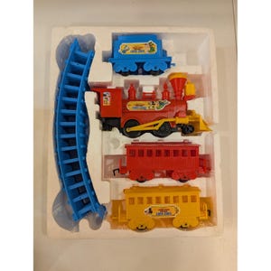 Ensemble vintage de train Western Choo-Choo MICKEY MOUSE par Durham - Boîte effet vieilli image 4