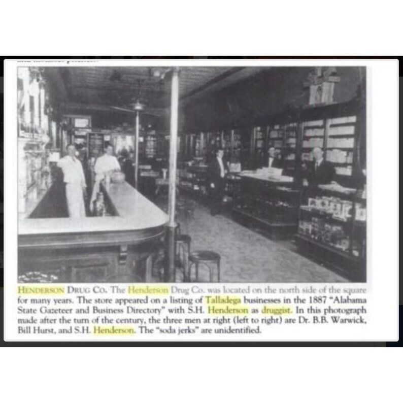 Vintage Henderson Drug Company Readyriter Pen Pharmacy Pharmacist Talladega AL image 5